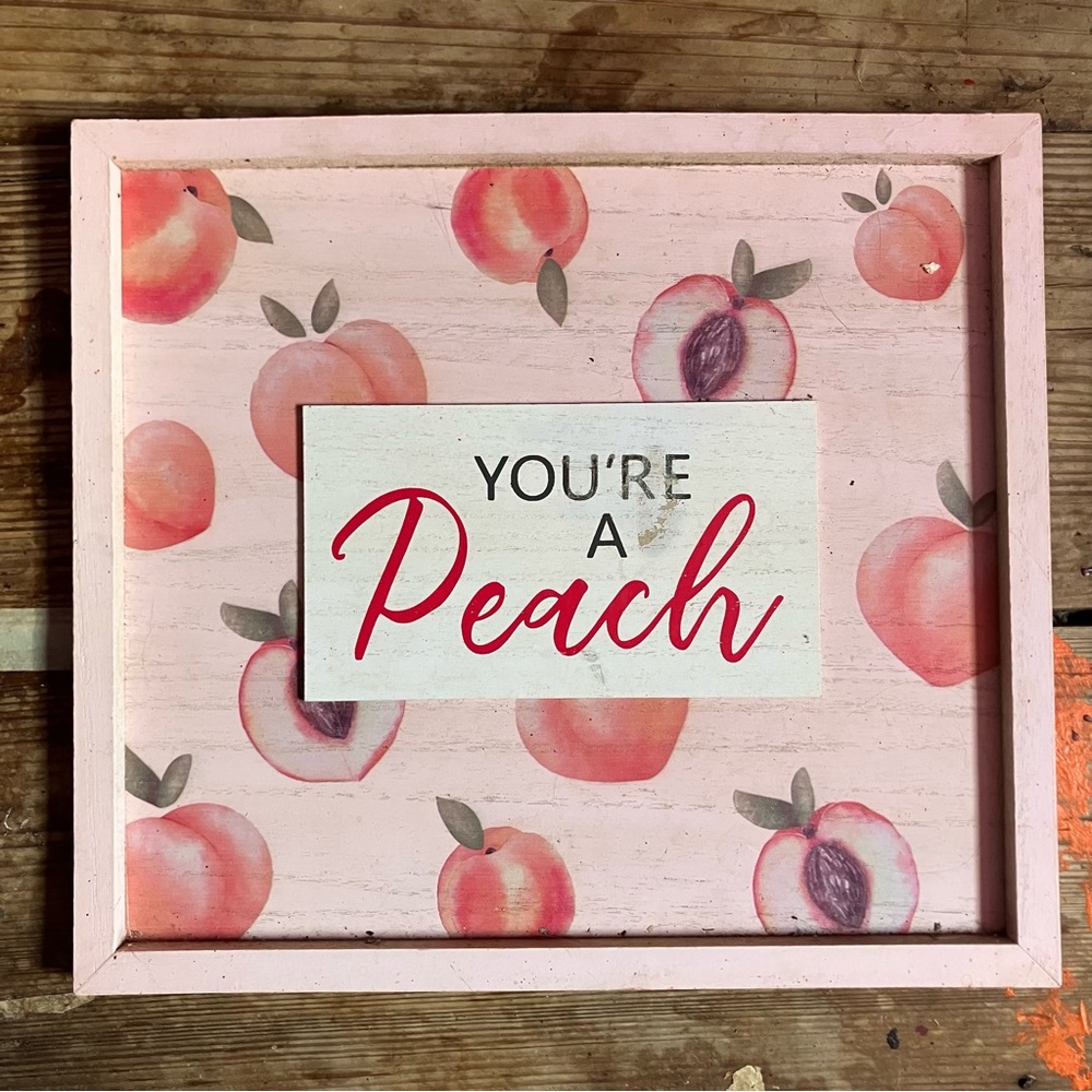 Peach Themed Wall Art